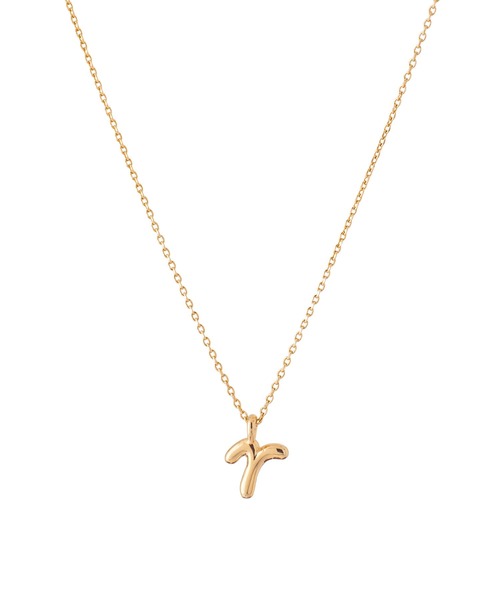 愛らしい!日本未入荷＊Titlee×Petit Gramme Clement ネックレス オーダー品】イニシャルネックレス C（AGBN001740_C
