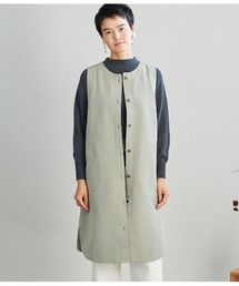 SIPULI | 【手洗い可能】Matelasse ジレワンピース(ワンピース)