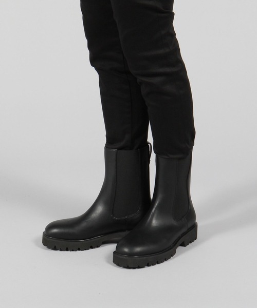 studio CLIP（スタディオクリップ）の「タンクSサイドゴアブーツ（ブーツ・レディース・ブラック/ブラウン・MEDIUM/LARGE）」の3枚目の写真