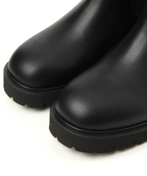 studio CLIP（スタディオクリップ）の「タンクSサイドゴアブーツ（ブーツ・レディース・ブラック/ブラウン・MEDIUM/LARGE）」の8枚目の写真
