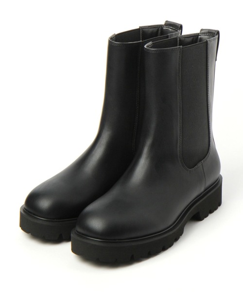 studio CLIP（スタディオクリップ）の「タンクSサイドゴアブーツ（ブーツ・レディース・ブラック/ブラウン・MEDIUM/LARGE）」の15枚目の写真