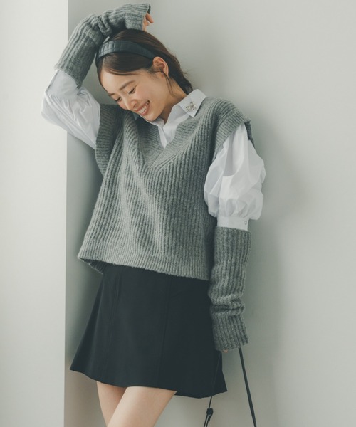 SNIDEL（スナイデル）の「キルティングカチューシャ（カチューシャ・レディース・ベージュ系その他/モカ/ブラック・FREE）」の6枚目の写真