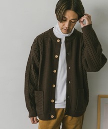 URBAN RESEARCH DOORS | 『一部WEB限定カラー』アラン編みクルーネックニットカーディガン(カーディガン/ボレロ)