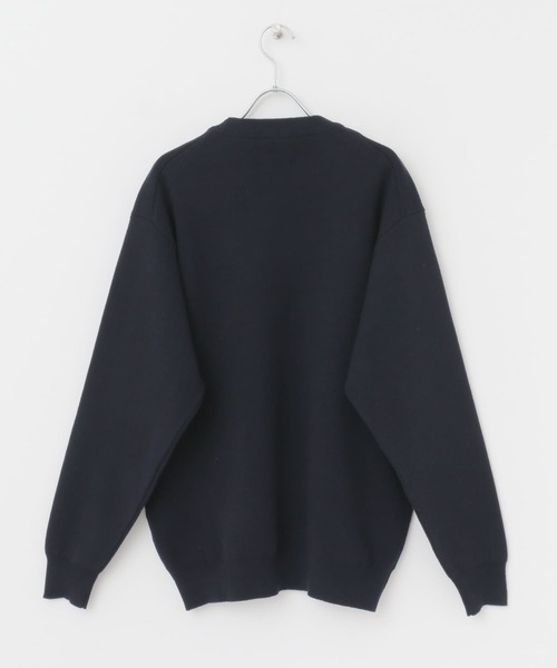 URBAN RESEARCH DOORS（アーバンリサーチドアーズ）の「ミラノリブ クルーネックプルオーバー（ニット/セーター・メンズ・ネイビー/ブルー系その他/ホワイト系その他・MEDIUM/LARGE）」の14枚目の写真