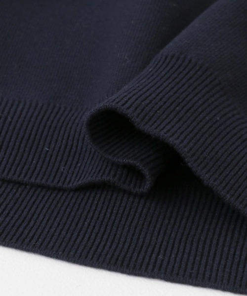 URBAN RESEARCH DOORS（アーバンリサーチドアーズ）の「ミラノリブ クルーネックプルオーバー（ニット/セーター・メンズ・ネイビー/ブルー系その他/ホワイト系その他・MEDIUM/LARGE）」の11枚目の写真