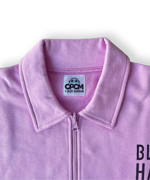 CPCM（シーピーシーエム）の「CPCM × ブルーハムハム ハーフジップスウェット（スウェット・メンズ・グレー/ピンク/ブルー・FREE）」の5枚目の写真