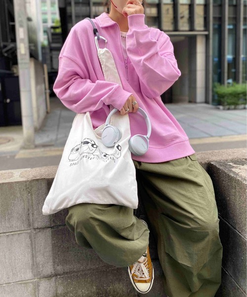 CPCM（シーピーシーエム）の「CPCM × ブルーハムハム ハーフジップスウェット（スウェット・メンズ・グレー/ピンク/ブルー・FREE）」の9枚目の写真