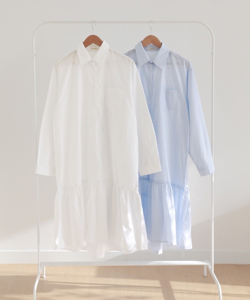 BOTTEGA VENETA シャツワンピース 白 4103924F0052 BOTTEGA VENETA シャツワンピース 白 4103924F0052 (BOTTEGA