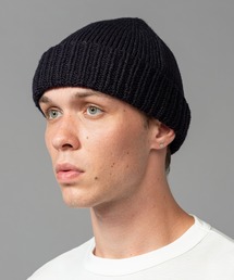 MR.OLIVE | MR.OLIVE ミスターオリーブ / Racal ラカル コラボレーションホールガーメントロールニットワッチ ニットキャップ / M-224102(ニットキャップ/ビーニー)