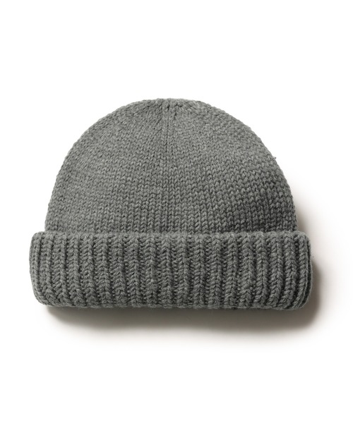 MR.OLIVE(ミスターオリーブ)の「MR.OLIVE ミスターオリーブ / Racal ラカル コラボレーションホールガーメントロールニットワッチ ニットキャップ / M-224102(ニットキャップ/ビーニー・メンズ・ブラック/ネイビー/グレー・FREE)」の3枚目の写真