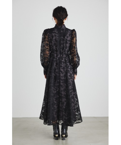 rienda（リエンダ）の「オパールハイネックフレアワンピース（ワンピース・レディース・ブルー/ブラック・SMALL/MEDIUM）」の9枚目の写真