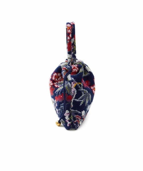 KEITA MARUYAMA（ケイタマルヤマ）の「【FEILER × KEITAMARUYAMA/フェイラー×ケイタマルヤマ】 Botanical Cherry Pouch（ポーチ・レディース・ネイビー・FREE）」の14枚目の写真