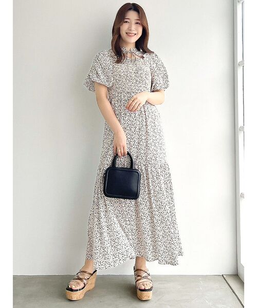 MERCURYDUO(マーキュリーデュオ)の「コードデザインソフトスクエアBAG(ハンドバッグ・レディース・ブラック/ミント/ライトブルー/オフホワイト・FREE)」の20枚目の写真