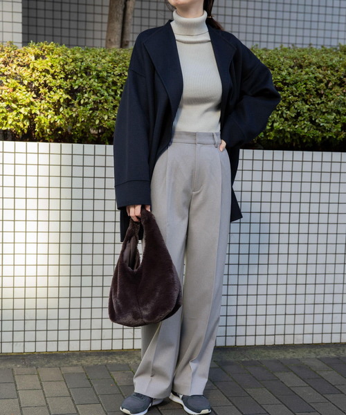 URBAN RESEARCH DOORS（アーバンリサーチドアーズ）の「ラナテックストレートトラウザー（その他パンツ・レディース・グレー/ネイビー・SMALL/MEDIUM）」の9枚目の写真