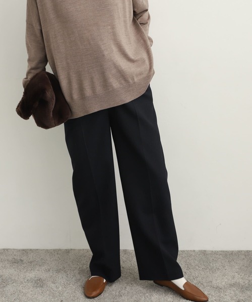 URBAN RESEARCH DOORS（アーバンリサーチドアーズ）の「ラナテックストレートトラウザー（その他パンツ・レディース・グレー/ネイビー・SMALL/MEDIUM）」の16枚目の写真