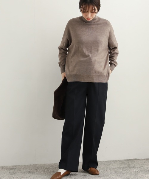 URBAN RESEARCH DOORS（アーバンリサーチドアーズ）の「ラナテックストレートトラウザー（その他パンツ・レディース・グレー/ネイビー・SMALL/MEDIUM）」の19枚目の写真