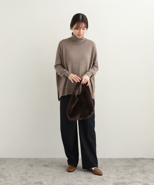 URBAN RESEARCH DOORS（アーバンリサーチドアーズ）の「ラナテックストレートトラウザー（その他パンツ・レディース・グレー/ネイビー・SMALL/MEDIUM）」の21枚目の写真