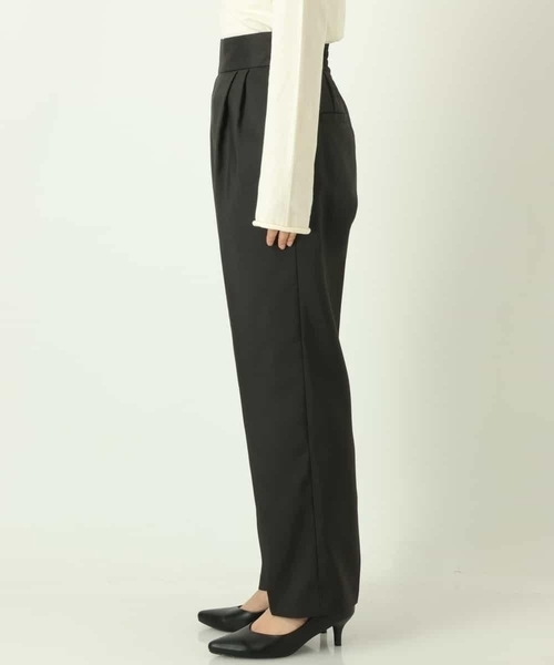 a.v.v(アーヴェヴェ)の「ハイウエストテーパードパンツ(その他パンツ・レディース・ブラック/ブルー・40/34/36/42/38)」の12枚目の写真