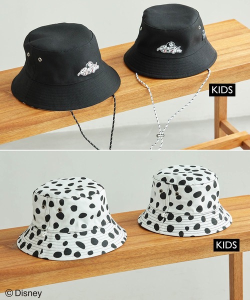 Disney（ディズニー）の「【101匹わんちゃん】リンクコーデ/リバーシブルアドベンチャーハット（ハット・レディース・ブラック・FREE）」の14枚目の写真