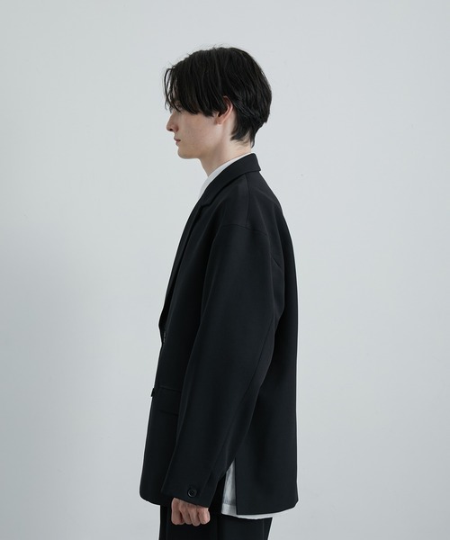 JUNRED（ジュンレッド）の「スムースストレッチスリットダブルジャケット（テーラードジャケット・メンズ・ブラック/グレー系その他/グリーン系その他・S/M/L）」の20枚目の写真