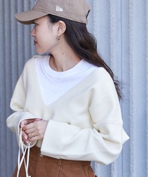 CIAOPANIC TYPY | ■Vネックニットプルオーバー(ニット/セーター)