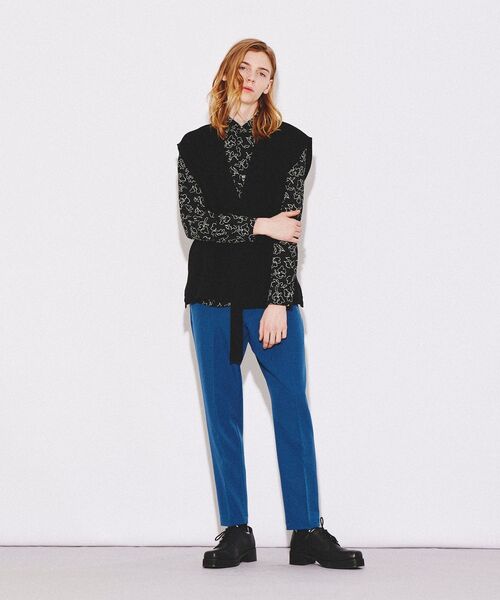 tk.TAKEO KIKUCHI（ティーケータケオキクチ）の「◆タイロッケンニットベスト（ベスト・メンズ・ブラック/グレー・66/88）」の17枚目の写真