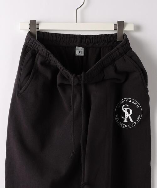 SPORTY&RICH（スポーティアンドリッチ）の「＜Sporty&Rich＞ SR SWEAT PANTS/スウェットパンツ（スウェットパンツ・メンズ・ブラック・S/M）」の4枚目の写真