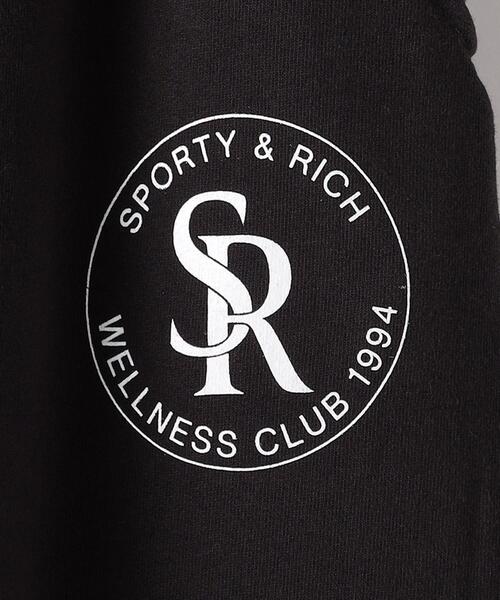 SPORTY&RICH（スポーティアンドリッチ）の「＜Sporty&Rich＞ SR SWEAT PANTS/スウェットパンツ（スウェットパンツ・メンズ・ブラック・S/M）」の9枚目の写真