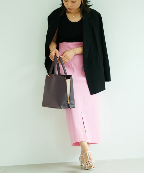 E'POR(エポール)の「【新色追加】【E'POR】Y BAG Medium(ハンドバッグ・レディース・チャコールグレー/ベージュ/ピンク/オレンジ/ダークブラウン/ホワイト系その他4/ライトグリーン/ブラウン系その他/ブラウン・FREE)」の12枚目の写真