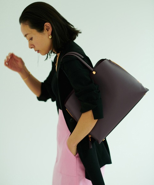 E'POR(エポール)の「【新色追加】【E'POR】Y BAG Medium(ハンドバッグ・レディース・チャコールグレー/ベージュ/ピンク/オレンジ/ダークブラウン/ホワイト系その他4/ライトグリーン/ブラウン系その他/ブラウン・FREE)」の14枚目の写真