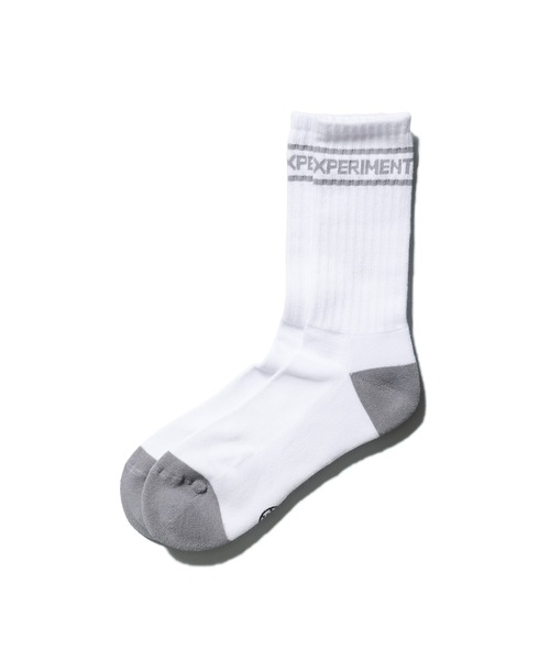 uniform experiment（ユニフォームエクスペリメント）の「LINE MIDDLE SOCKS（ソックス/靴下・メンズ・ブルー/グレー/ブラック・2/3）」の3枚目の写真