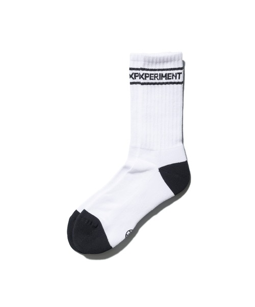 uniform experiment（ユニフォームエクスペリメント）の「LINE MIDDLE SOCKS（ソックス/靴下・メンズ・ブルー/グレー/ブラック・2/3）」の2枚目の写真