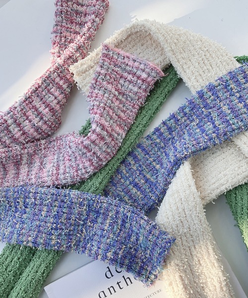 AS KNOW AS plus（アズノゥアズプラス）の「○グラデーション アームカバー（アームカバー・レディース・ブルー系/グリーン/キナリ/ピンク系・FREE）」の20枚目の写真