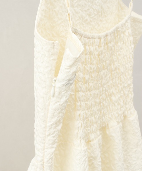 SpRay（スプレイ）の「ふくれキャミワンピース（ワンピース・レディース・ブラック/アイボリー・FREE）」の14枚目の写真