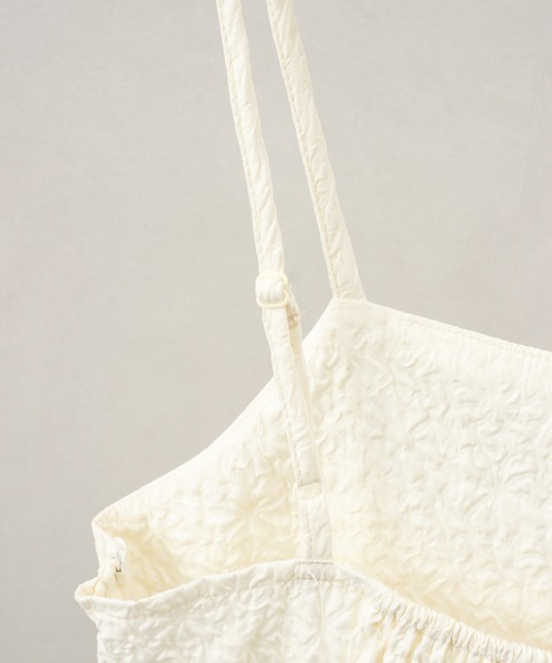 SpRay（スプレイ）の「ふくれキャミワンピース（ワンピース・レディース・ブラック/アイボリー・FREE）」の10枚目の写真