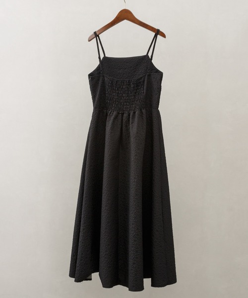 SpRay（スプレイ）の「ふくれキャミワンピース（ワンピース・レディース・ブラック/アイボリー・FREE）」の7枚目の写真