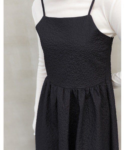 SpRay（スプレイ）の「ふくれキャミワンピース（ワンピース・レディース・ブラック/アイボリー・FREE）」の18枚目の写真