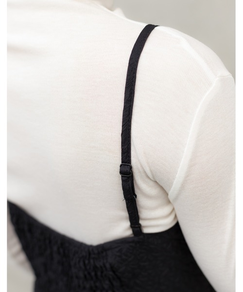 SpRay（スプレイ）の「ふくれキャミワンピース（ワンピース・レディース・ブラック/アイボリー・FREE）」の19枚目の写真