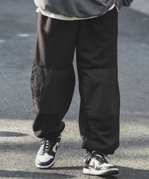 improves | 切り替えデザイン バルーンシルエット ワイド ジョガーパンツ(スウェットパンツ)