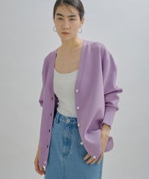 【WEB・一部直営店舗限定】パールカーディガン / Vネックカーディガン