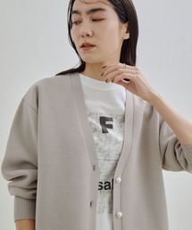 【WEB・一部直営店舗限定】パールカーディガン / Vネックカーディガン