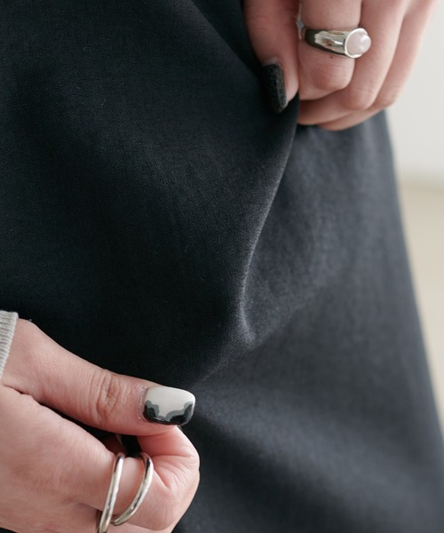 DISCOAT(ディスコート)の「テックリネンバックリボンキャミワンピース(ワンピース・レディース・ライトグレー/ブラウン/ブラック・FREE)」の12枚目の写真