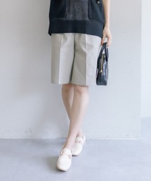 PUAL CE CIN | 【Du noir】麻レーヨンバミューダパンツ(その他パンツ)