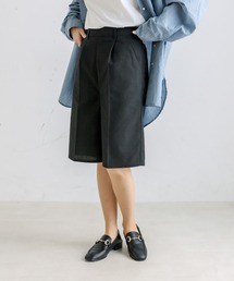 PUAL CE CIN | 【Du noir】麻レーヨンバミューダパンツ(その他パンツ)
