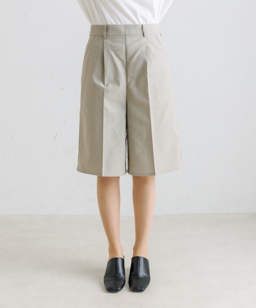 PUAL CE CIN（ピュアルセシン）の「【Du noir】麻レーヨンバミューダパンツ（その他パンツ・レディース・ベージュ/ブラック・FREE）」の14枚目の写真