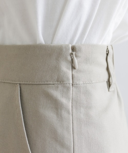 PUAL CE CIN（ピュアルセシン）の「【Du noir】麻レーヨンバミューダパンツ（その他パンツ・レディース・ベージュ/ブラック・FREE）」の22枚目の写真