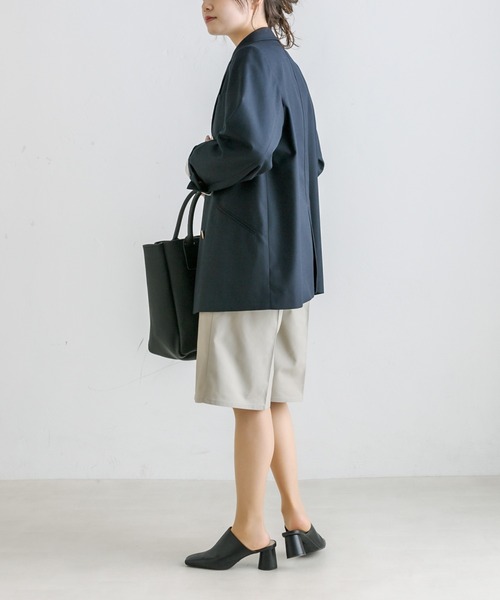 PUAL CE CIN（ピュアルセシン）の「【Du noir】麻レーヨンバミューダパンツ（その他パンツ・レディース・ベージュ/ブラック・FREE）」の9枚目の写真