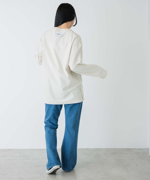 THE STANDARD(ザスタンダード)の「WEGO/【CTHY×THE STANDARD】リバーシブルロングスリーブT(Tシャツ/カットソー・メンズ・オフホワイト/ブラック/オレンジ・LARGE/MEDIUM)」の21枚目の写真