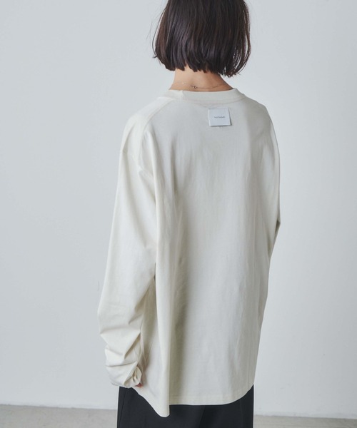 THE STANDARD(ザスタンダード)の「WEGO/【CTHY×THE STANDARD】リバーシブルロングスリーブT(Tシャツ/カットソー・メンズ・オフホワイト/ブラック/オレンジ・LARGE/MEDIUM)」の14枚目の写真