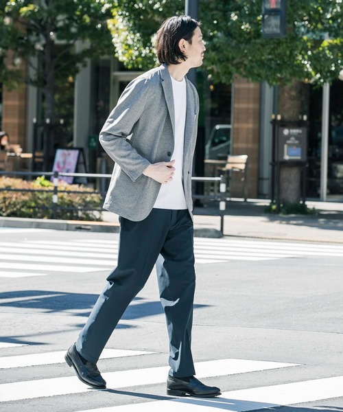 URBAN RESEARCH DOORS（アーバンリサーチドアーズ）の「『抗菌/防臭』LIFE STYLE TAILOR　シルケットポンチストレッチTシャツ（Tシャツ/カットソー・メンズ・ホワイト/グレー系その他/ブルー系その他・MEDIUM/LARGE）」の15枚目の写真